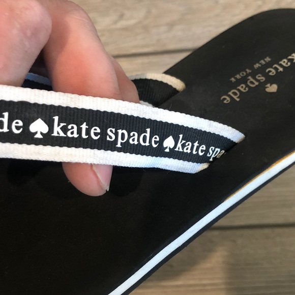 Kate Spade Black and White Sandals - Picture 4 of 12